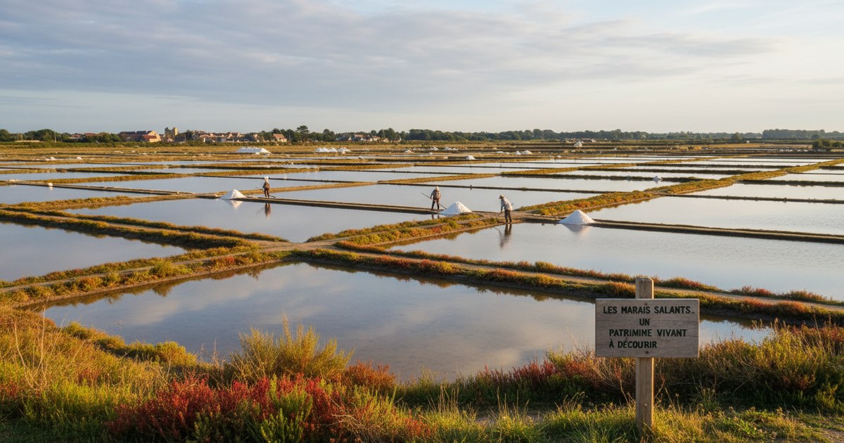 Les marais salants : un patrimoine vivant à découvrir