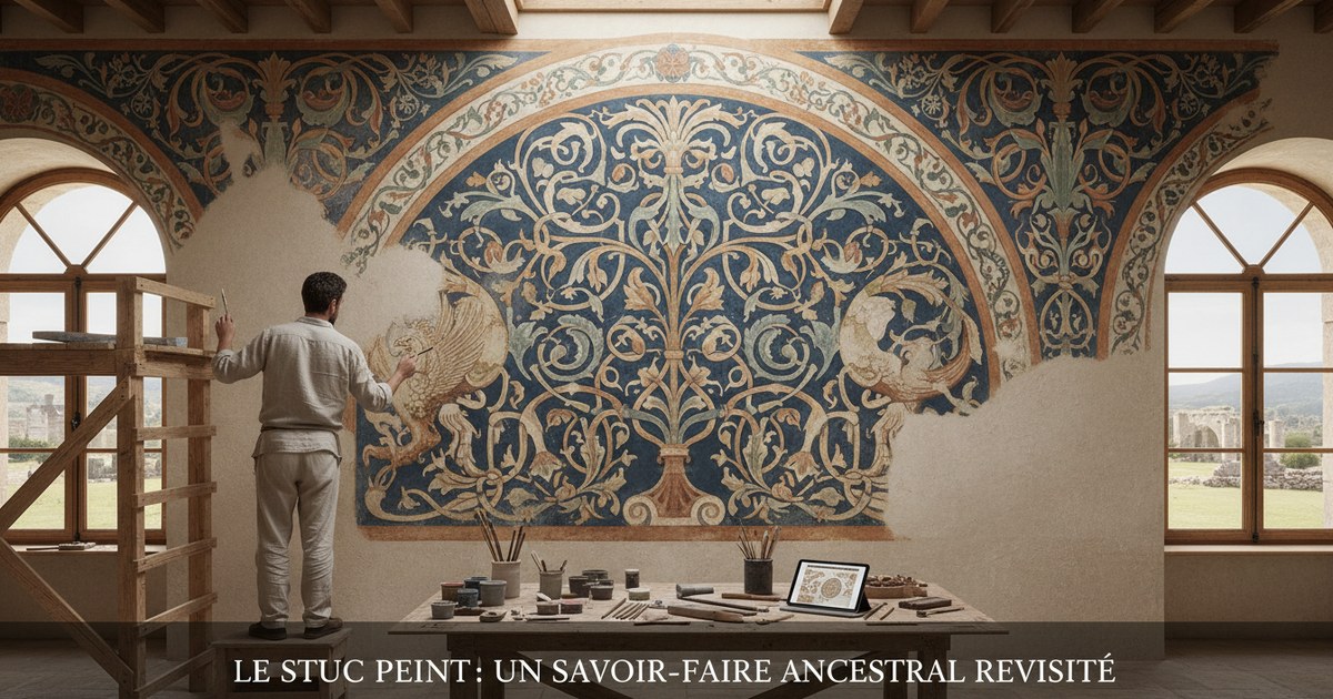 Le stuc peint : un savoir-faire ancestral revisité