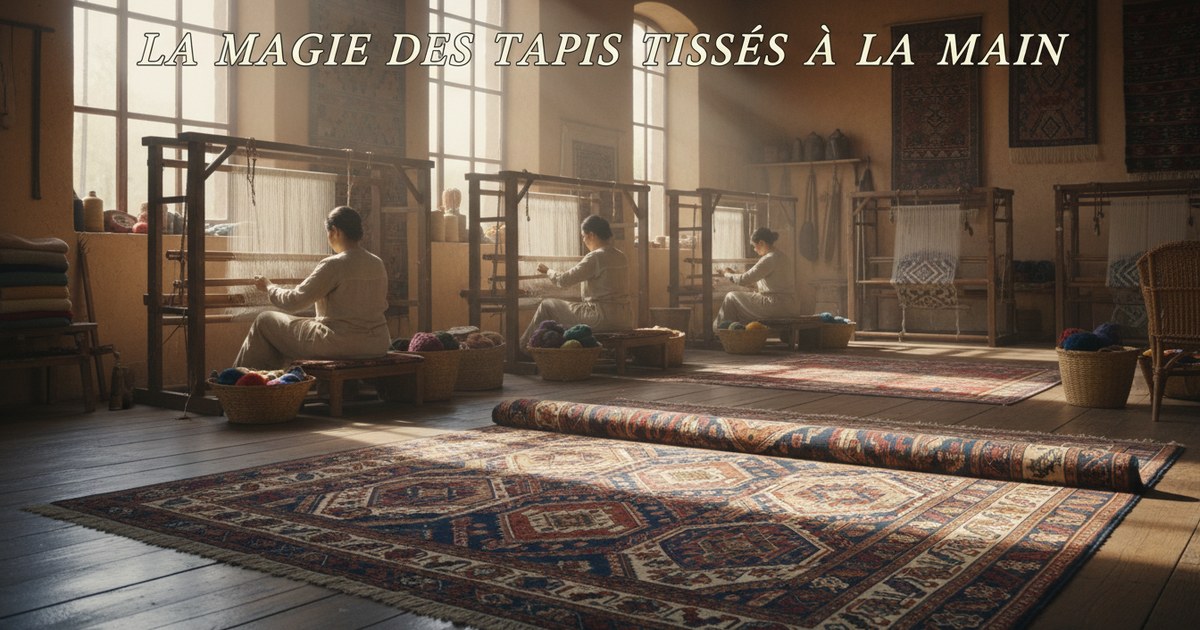 La magie des tapis tissés à la main